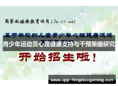 青少年运动员心理健康支持与干预策略研究